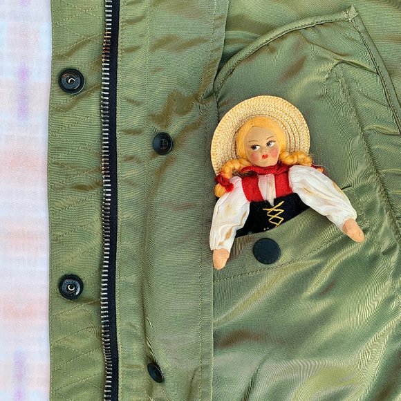 Rag & Bone aviator hooded manteau parka with removable quilted coat liner - Picture 2 of 16